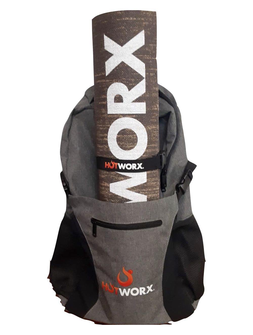 Hotworx yoga mat, towel, and bag